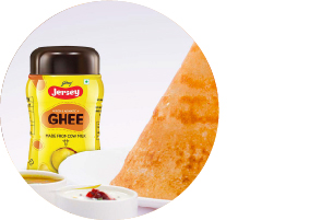 Crispy, Tasty Dosa Made with Wholesome Godrej Jersey Ghee